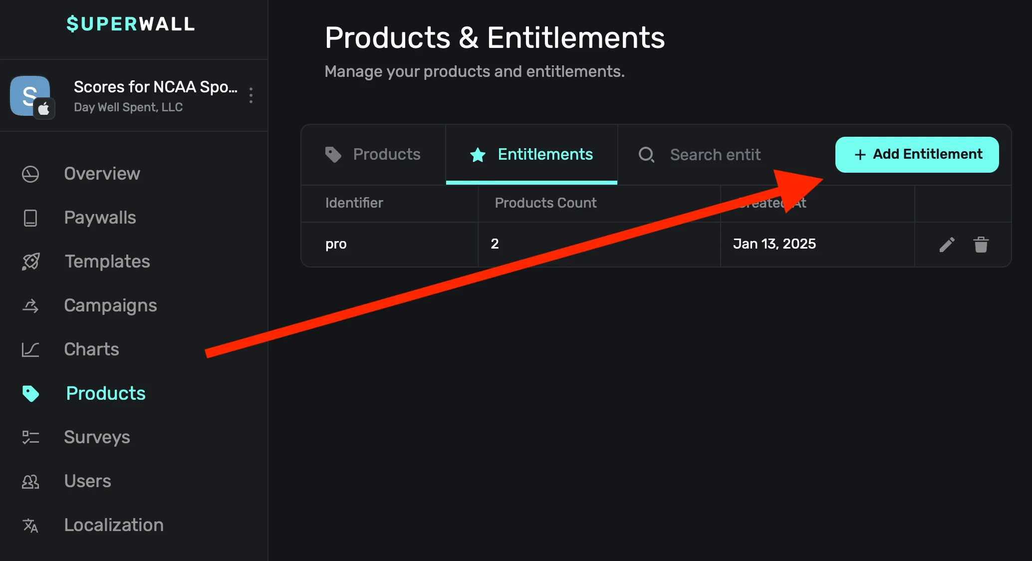 Add entitlements to seamlessly offer tiers of service