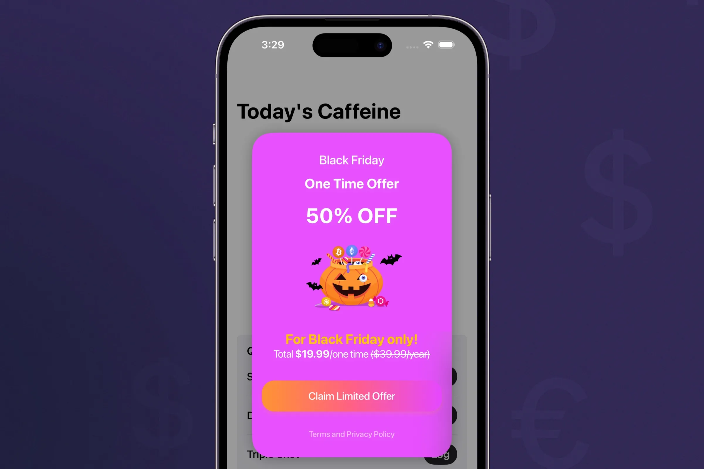 Pop-up style presentation example.