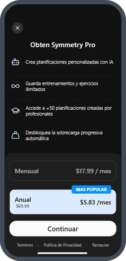 Symmetry paywall