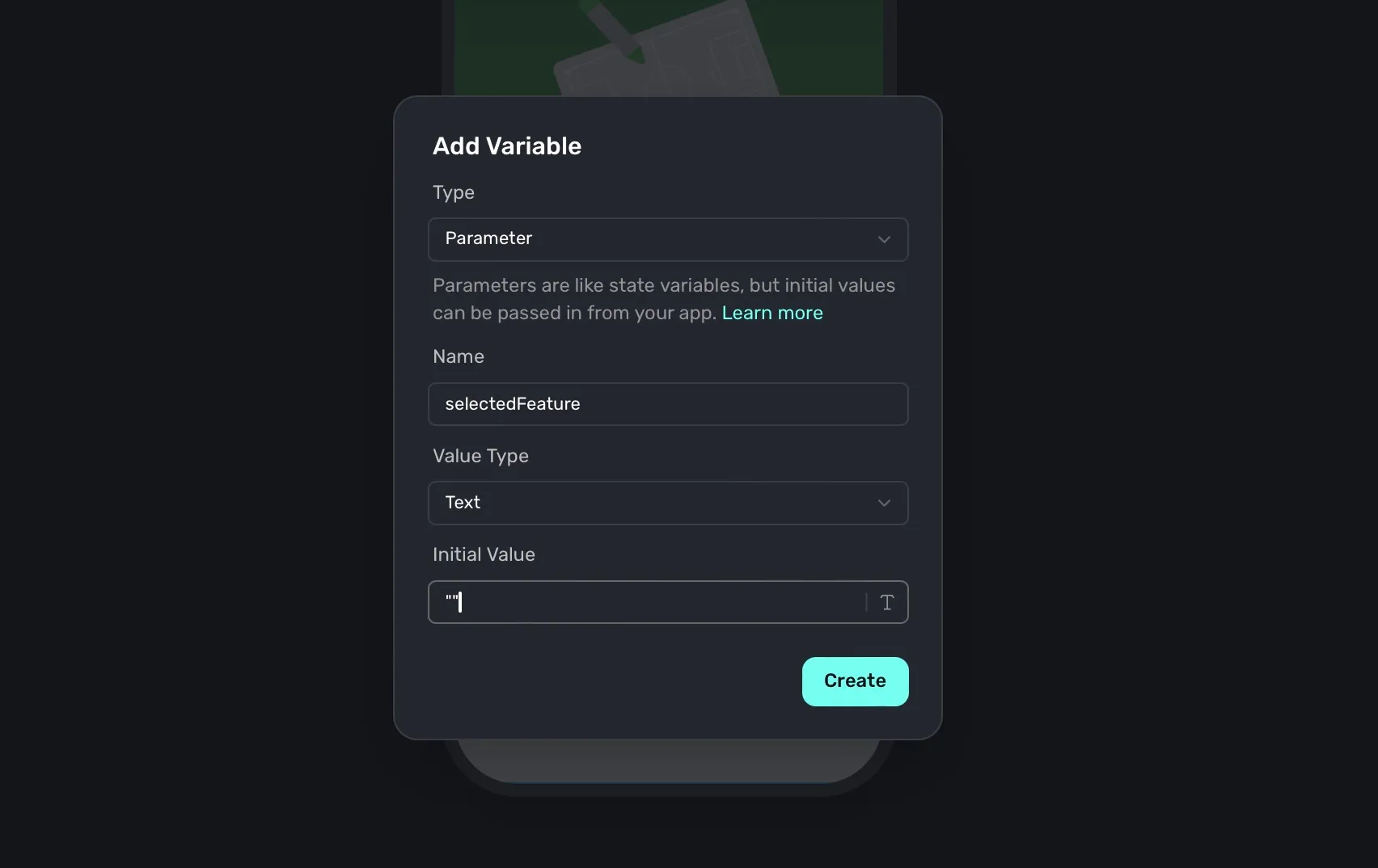 Adding our placement parameter as a variable in the paywall editor